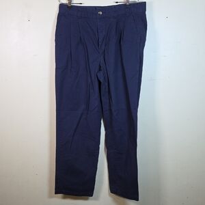 Duck Head Vintage Pleated Front Pants Size 36x30 Actual Fit Size 34x30